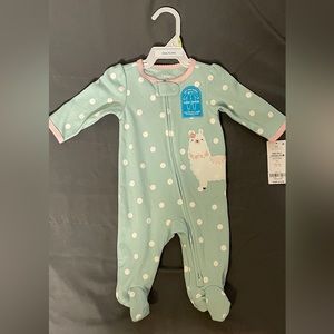 Carters 3mo old llama pajama onesie pajamas